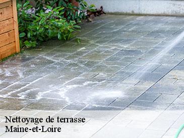 Nettoyage de terrasse Maine-et-Loire