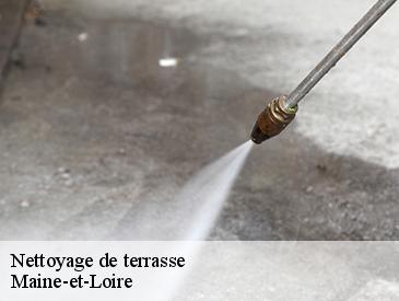 Nettoyage de terrasse Maine-et-Loire