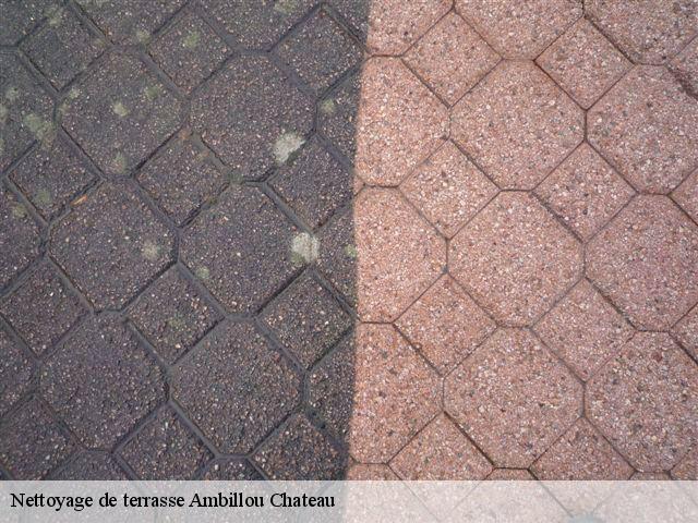 Nettoyage de terrasse  ambillou-chateau-49700 