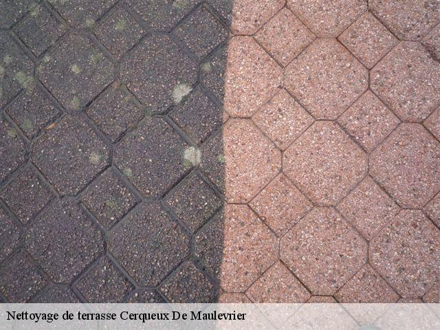 Nettoyage de terrasse  cerqueux-de-maulevrier-49360 