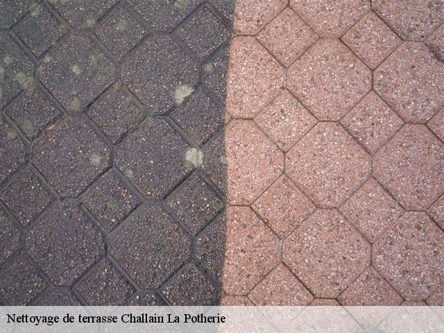 Nettoyage de terrasse  challain-la-potherie-49440 