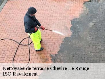 Nettoyage de terrasse chevire-le-rouge-49150 ISO Ravalement