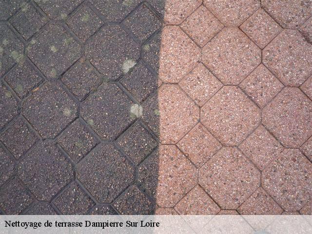 Nettoyage de terrasse  dampierre-sur-loire-49400 