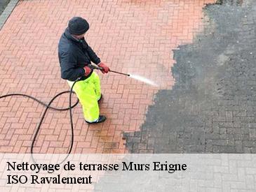 Nettoyage de terrasse murs-erigne-49130 ISO Ravalement