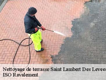Nettoyage de terrasse saint-lambert-des-levees-49400 ISO Ravalement
