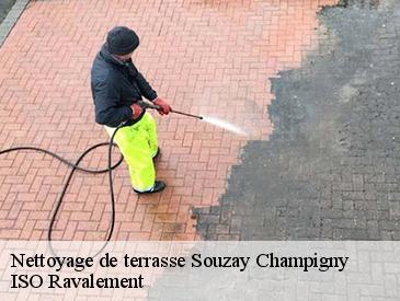 Nettoyage de terrasse souzay-champigny-49400 ISO Ravalement