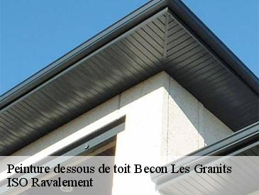 Peinture dessous de toit  becon-les-granits-49370 