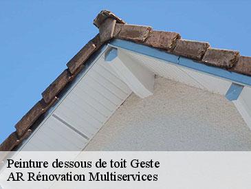 Peinture dessous de toit geste-49600 AR Rénovation Multiservices