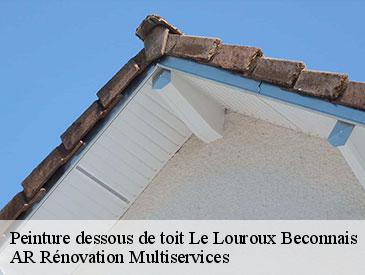 Peinture dessous de toit le-louroux-beconnais-49370 AR Rénovation Multiservices