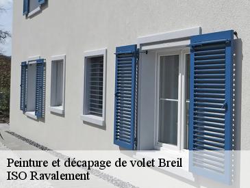 Peinture et décapage de volet breil-49490 ISO Ravalement