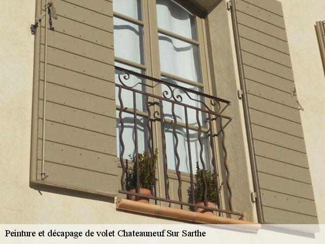 Peinture et décapage de volet  chateauneuf-sur-sarthe-49330 