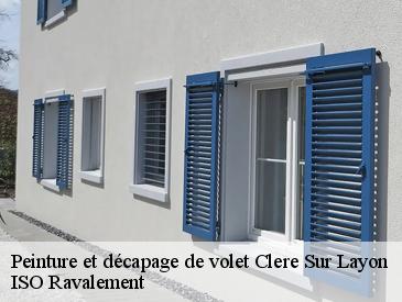 Peinture et décapage de volet  clere-sur-layon-49560 