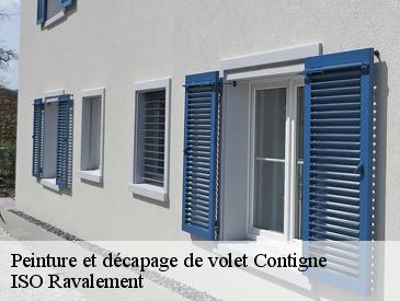 Peinture et décapage de volet contigne-49330 ISO Ravalement