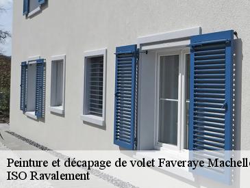 Peinture et décapage de volet faveraye-machelles-49380 ISO Ravalement