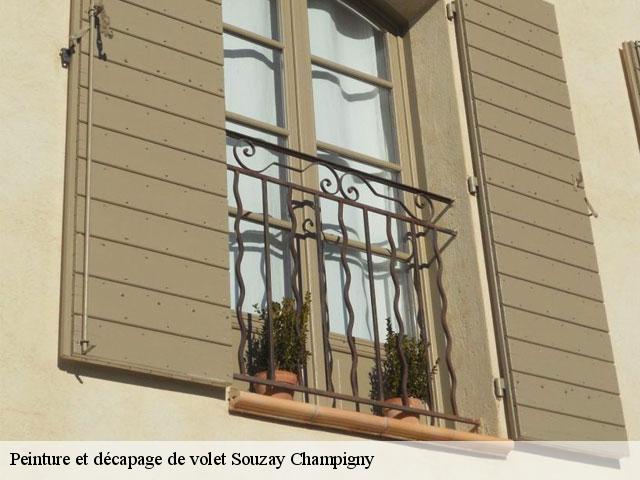 Peinture et décapage de volet  souzay-champigny-49400 