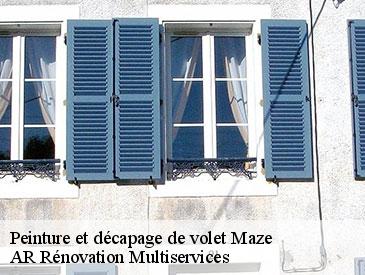 Peinture et décapage de volet maze-49630 AR Rénovation Multiservices