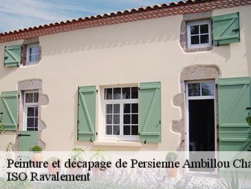 Peinture et décapage de Persienne  ambillou-chateau-49700 