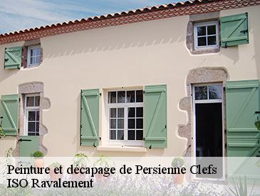 Peinture et décapage de Persienne clefs-49150 ISO Ravalement