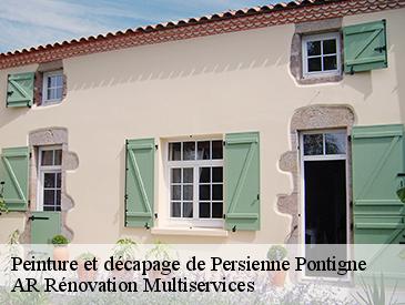 Peinture et décapage de Persienne  pontigne-49150 AR Rénovation Multiservices 