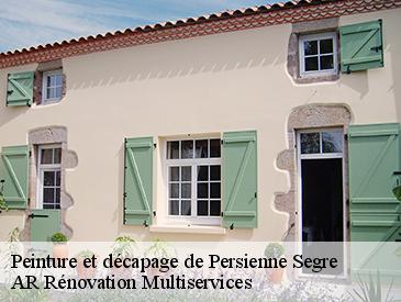 Peinture et décapage de Persienne segre-49500 AR Rénovation Multiservices