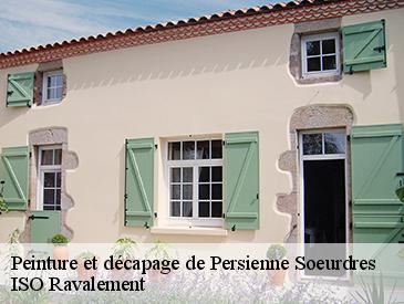 Peinture et décapage de Persienne soeurdres-49330 ISO Ravalement